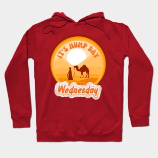 Retro Its Wednesday Hump Day Happy Hump Day Memes For Work Funny Employee Employer Hoodie